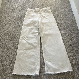 Zara Marine Straight White Jean